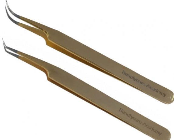 Pinzette Wimpern Gold Edition 3D - 15D V1 - Kopie