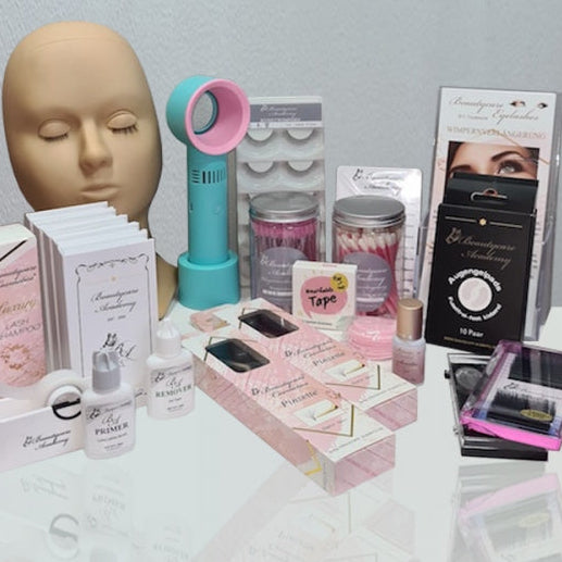 Wimpernverlängerung Profi Starterset inkl. Online-Schulung